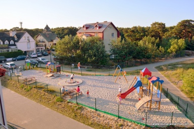 widok  z okna od strony p&oacute;łnocnej