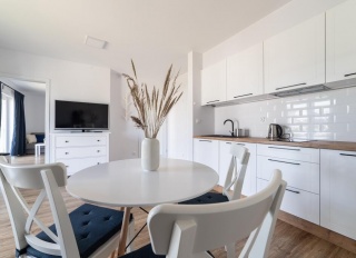 Apartament dwupokojowy z aneksem i balkonem