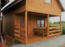 Domek drewniany - nowy