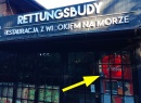 RETUNGSBUDY RESTARACJA - naklejka potwierdzająca udział w programie Karta Jastarnia