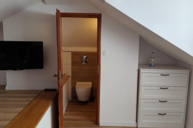 Apartament - sypialnia na poddaszu