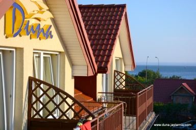 widok z balkonu od strony zachodniej