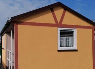 Domek z zewnątrz