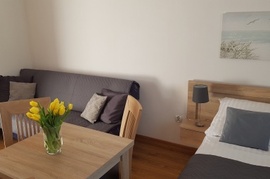 Pok&oacute;j 3-os na parterze z niezależnym wejściem i tarasem