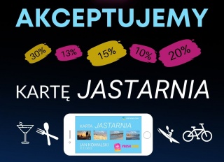 Naklejki w restauracjach , barach, knajpkach i atrakcjach, potwierdzające udział w programie.
