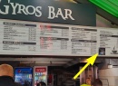 BAR GYROS - naklejka potwierdzająca udział w programie Karta Jastarnia