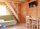 Domek drewniany piętrowy - dół
