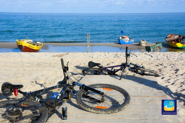 Kuźnica - rowerem można przejechać cały Półwysep Helski. 